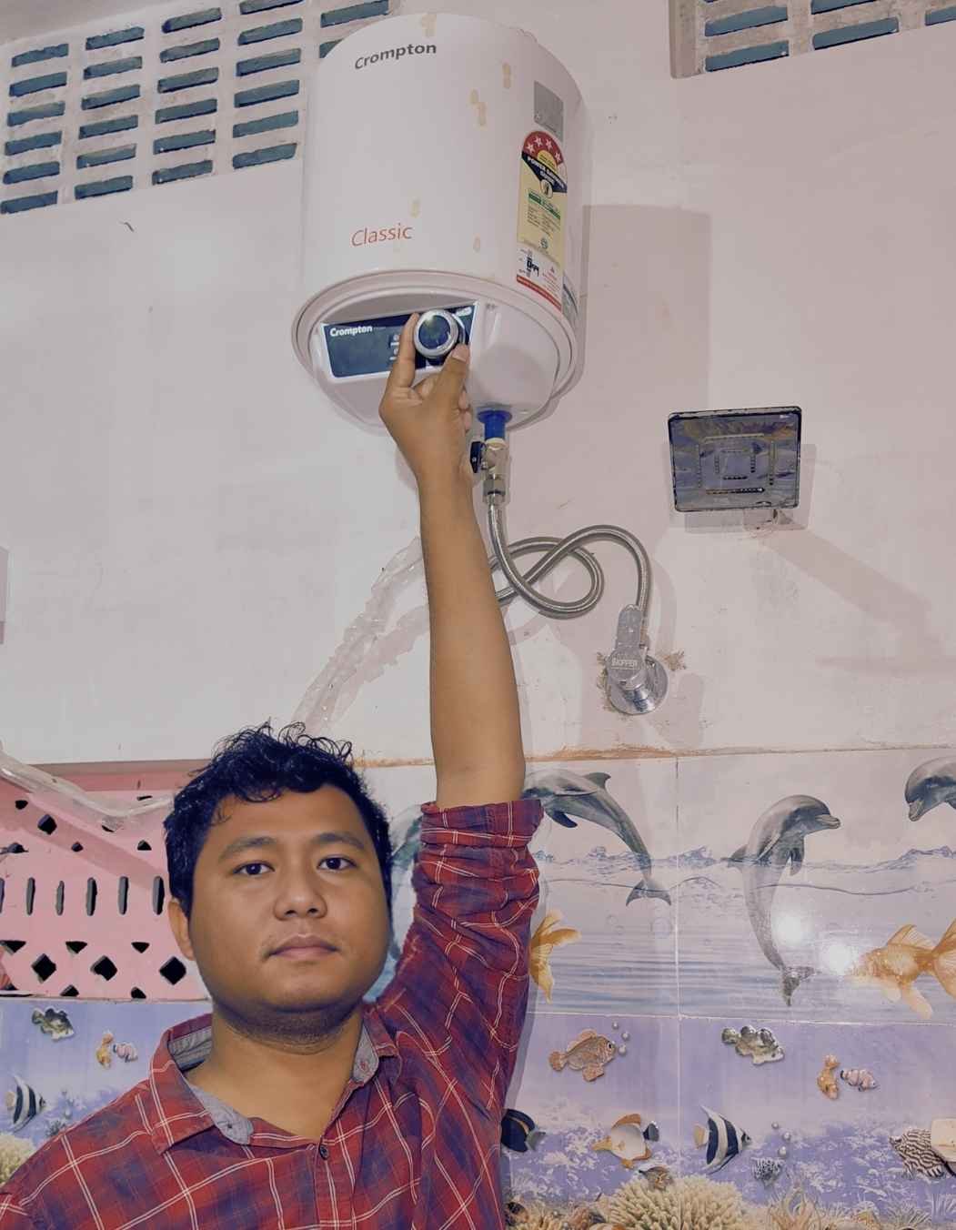 Anup Nag Testing the Geyser