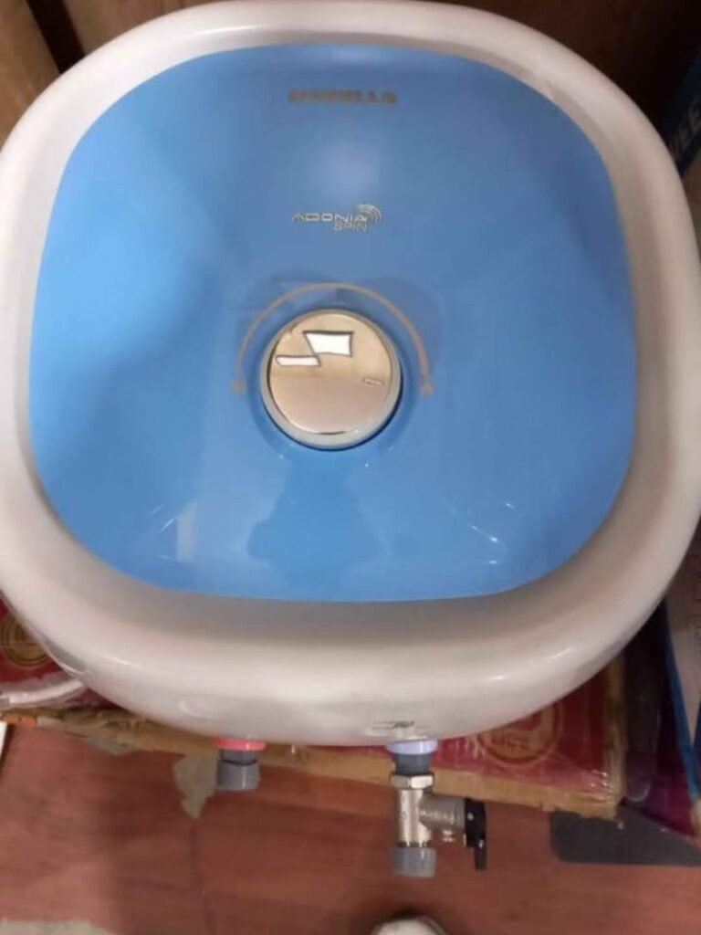 Close view of Havells Adonia Spin 15L 5 Star Storage Water Heater
